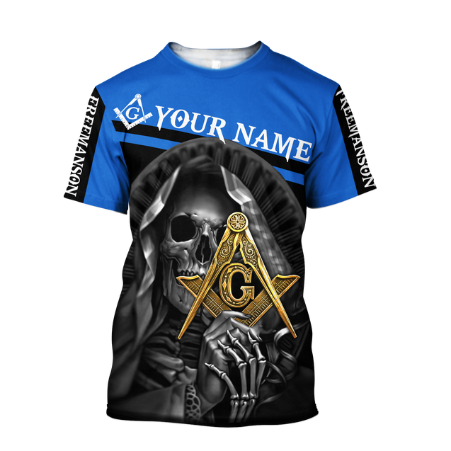 3D All Over Printed Unisex Shirts Personalized Name XT Masonic SN08032102