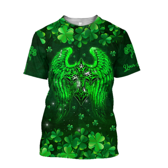 Irish By Blood Custom Name 3D All Over Printed Shirts For Men and Women