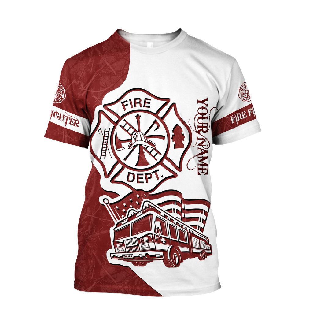 Customize Name Firefighter Hoodie For Men And Women MH08032108