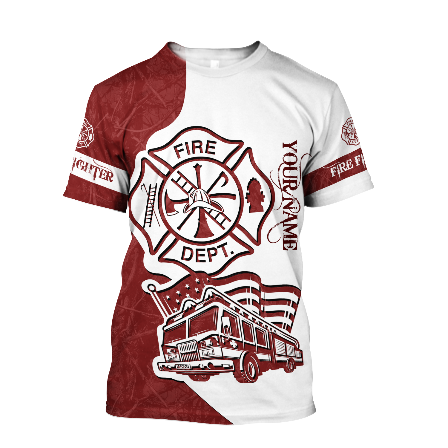 Customize Name Firefighter Hoodie For Men And Women MH08032108