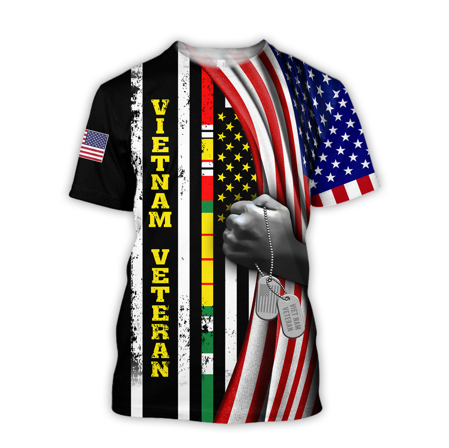 Viet Nam Veteran 3D All Over Printed Unisex Shirts