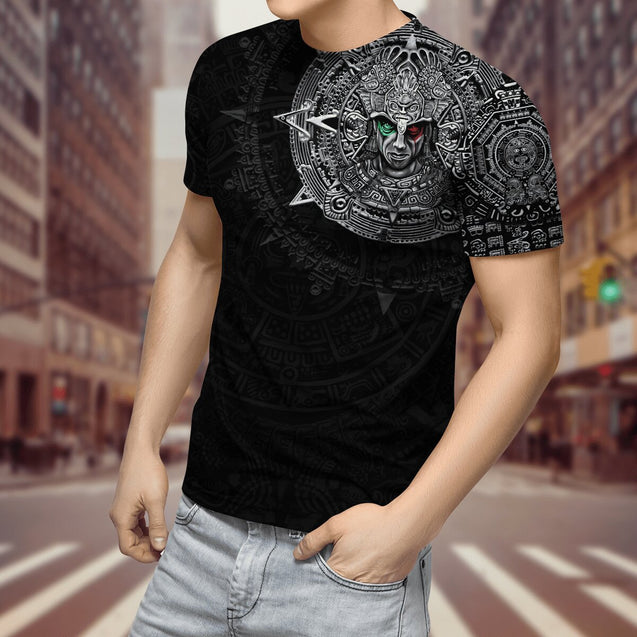 Mexico Aztec Warrior 3D All Over Printed Unisex Shirts