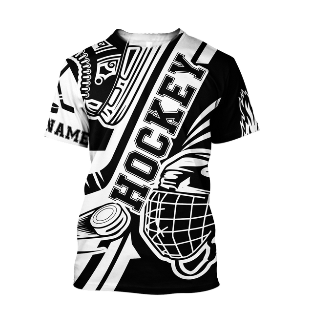 3D All Over Printed Hockey Satanic Unisex Shirts Custom Name XT