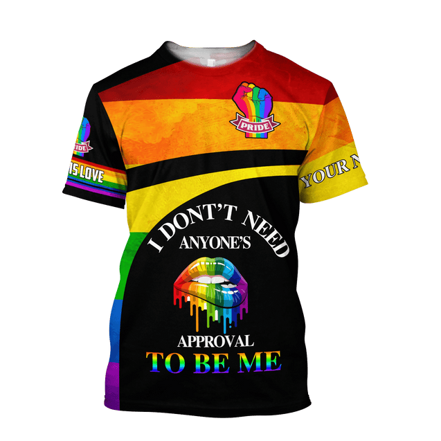 Customize Name LGBT Pride Hoodie For Men And Women DA13052104