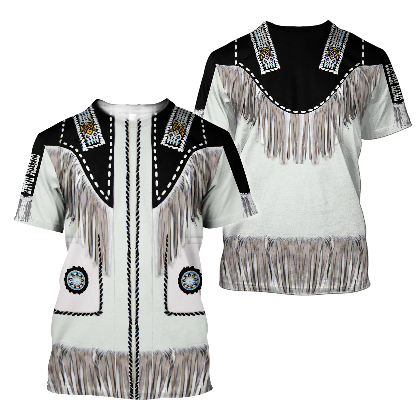 Native Cowboy Jacket No17 Cosplay Custom Name 3D Over Printed Unisex Deluxe Hoodie ML