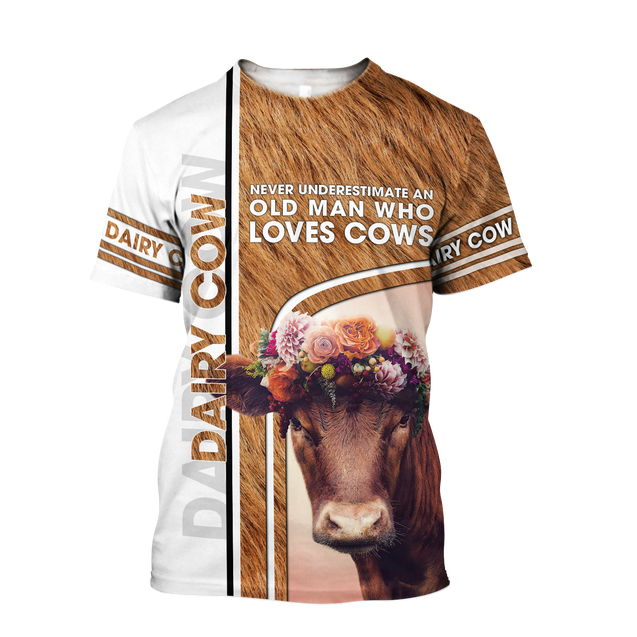 Cow 3d hoodie shirt for men and women DD11182005