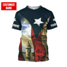 Customize Name Puerto Rico Combo T-Shirt / Board Short