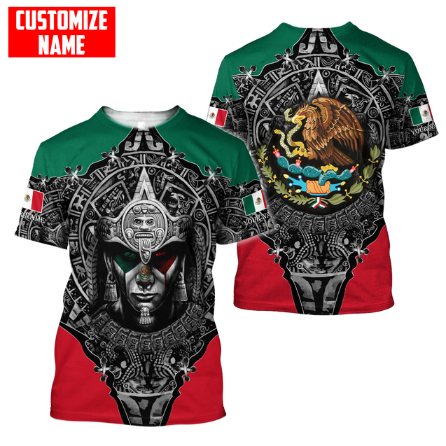 Personalized Name Aztec Mexican Combo T-shirt and Short 3D All Over Printed DQB09102101