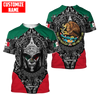 Personalized Name Aztec Mexican Combo T-shirt and Short 3D All Over Printed DQB09102101