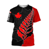 Custom Name XT Canadian Veteran - Remembrance Day 3D Printed Shirts TNA16032103