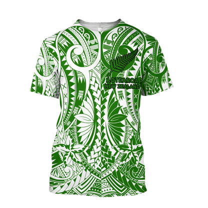 New zealand Aotearoa silver fern classic 3d all over printed