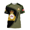 Personalized Name XT Canadian Army Veteran 3D All Over Printed Shirts DA13032107