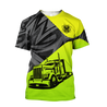 Premium Neon 3D Printed Trucker Shirts MEI