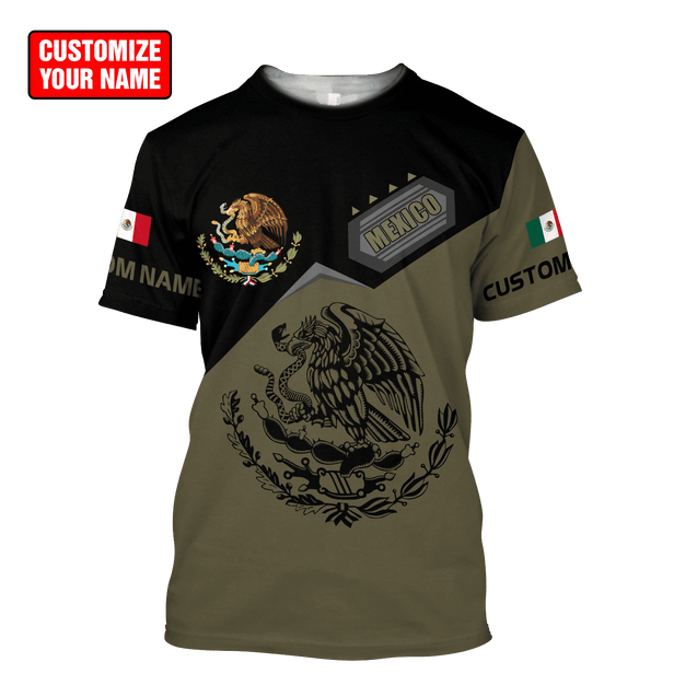 Personalized Name Mexico Combo T-shirt and Short 3D All Over Printed