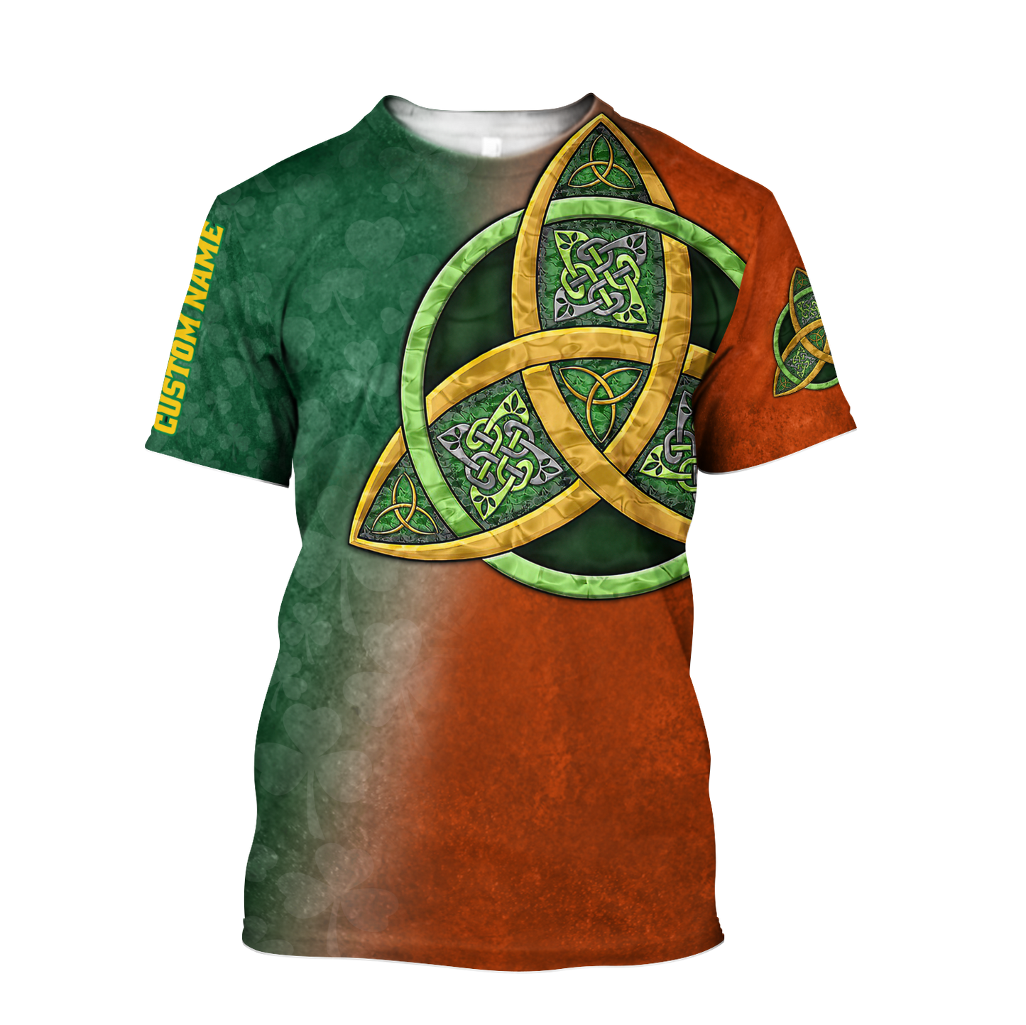 Irish St.Patrick celtic 3d hoodie shirt for men and women custom name