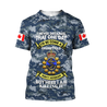 Canadian Navy Veteran 3D Printed Shirts MH15032103