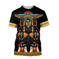 Anubis Horus eye and egyptian falcon 3D Shirts