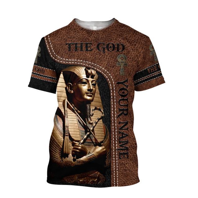 Custom name Pharaoh The God Ancient Egypt 3D design print shirts