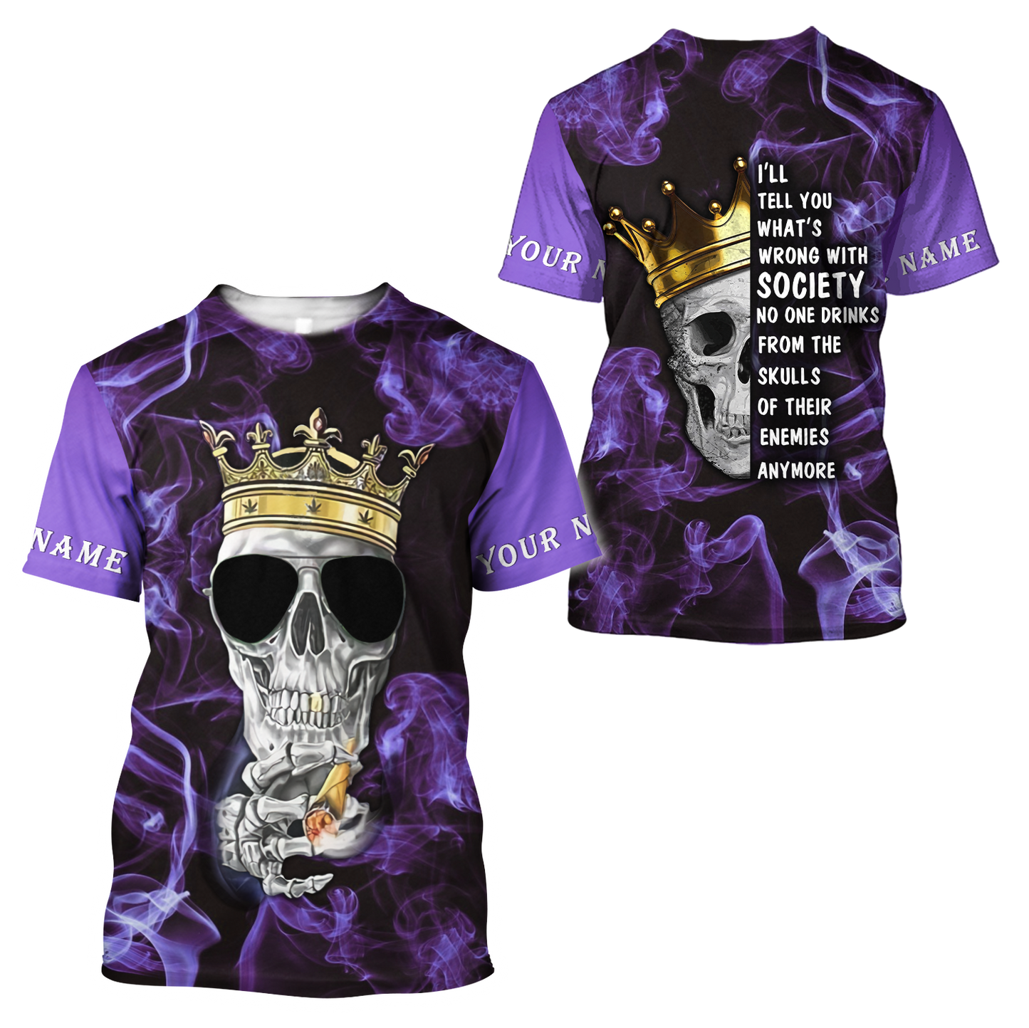 Premium Skull 3D All Over Printed Unisex Shirts