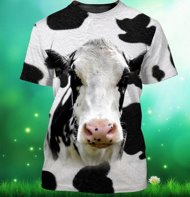 Premium Farmer Cow 3D All Over Printed Unisex Shirts