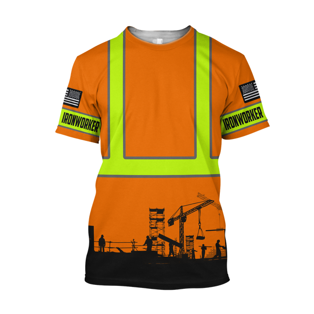 Ironworker 3D All Over Printed Unisex Shirts TN