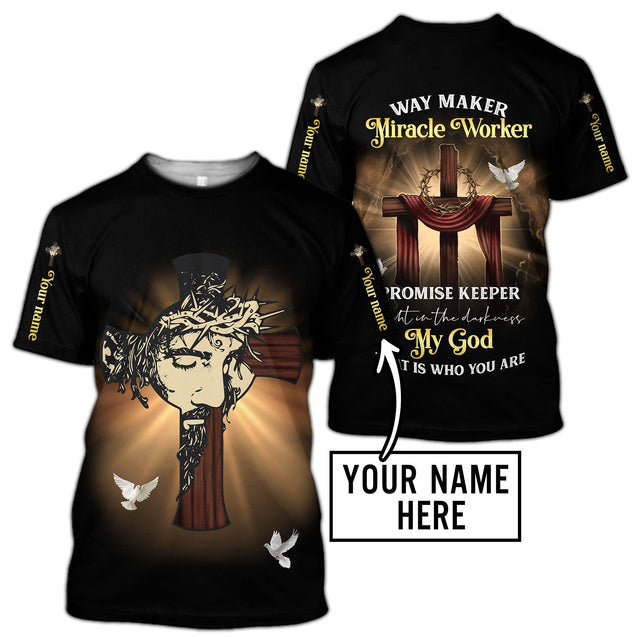 Miracle Worker - Jesus Custom Name 3D All Over Printed Unisex Shirts