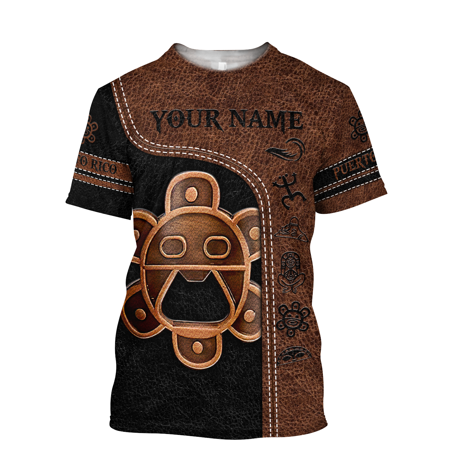 Customize Name Puerto Rico Combo T-Shirt / Board Short