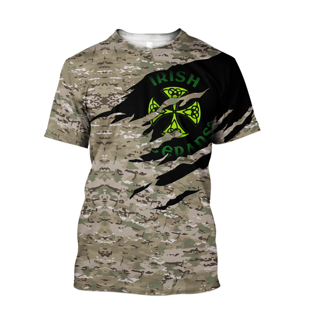 Irish Veterans 3D Hoodie Shirt For Men And Women