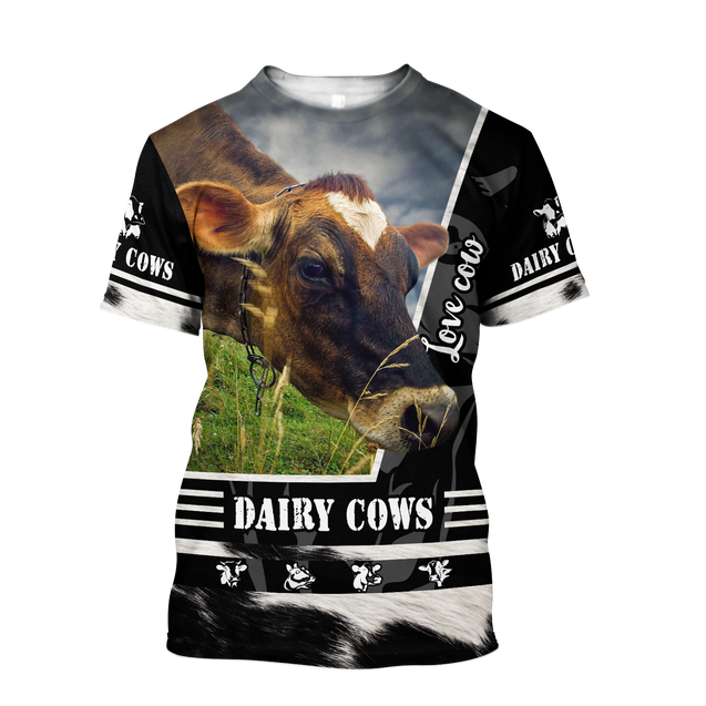 Dairy Cows 3D All Over Printed Unisex Shirts DD1412202