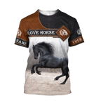 Horse 3D All Over Printed Unisex Shirts For Men And Women