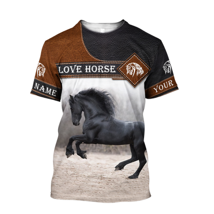 Horse 3D All Over Printed Unisex Shirts For Men And Women