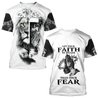 Let Your Faith Be Bigger Than Your Fear Jesus 3D All Over Printed Shirts