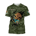 Mexico Coat Of Arm 3D All Over Printed Unisex Hoodie