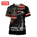 Honor the Fallen US Veteran Personalized Name 3D All Over Printed Hoodie DD26052104