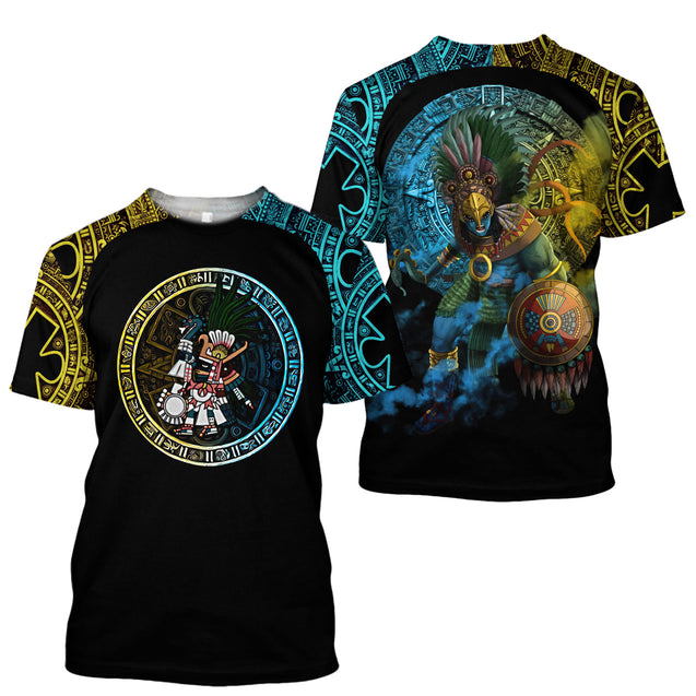 Gods of Mesoamerica - Huitzilopochtli Aztec Mexican 3D All Over Printed Unisex Shirts