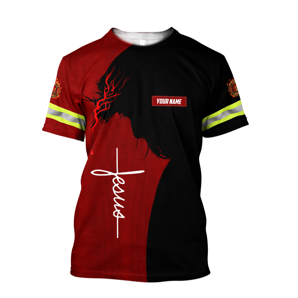 Customize Name Firefighter 3D All Printed Hoodie For Men And Women MH08012002