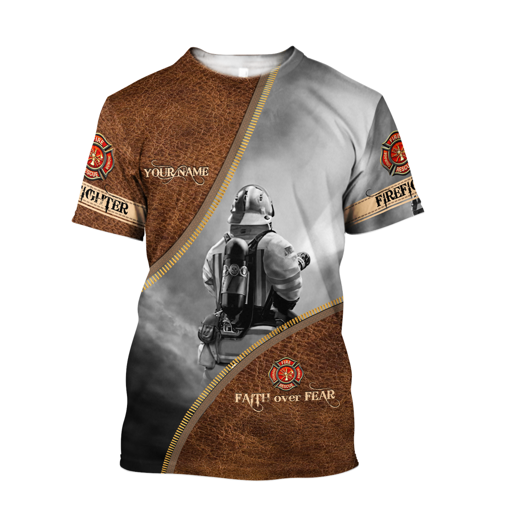 Customize Name Silent Warrior Firefighter Hoodie For Men And Women MH06022101