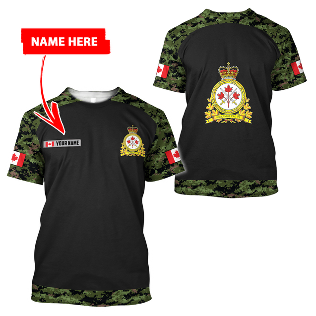 Personalized Name XT Canadian Army Pullover 3D All Over Printed Shirts PD15032103