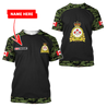 Personalized Name XT Canadian Army Pullover 3D All Over Printed Shirts PD15032103