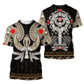 Ancient Egypt ver2 Painting Pattern 3D Tattoo Printed Shirts