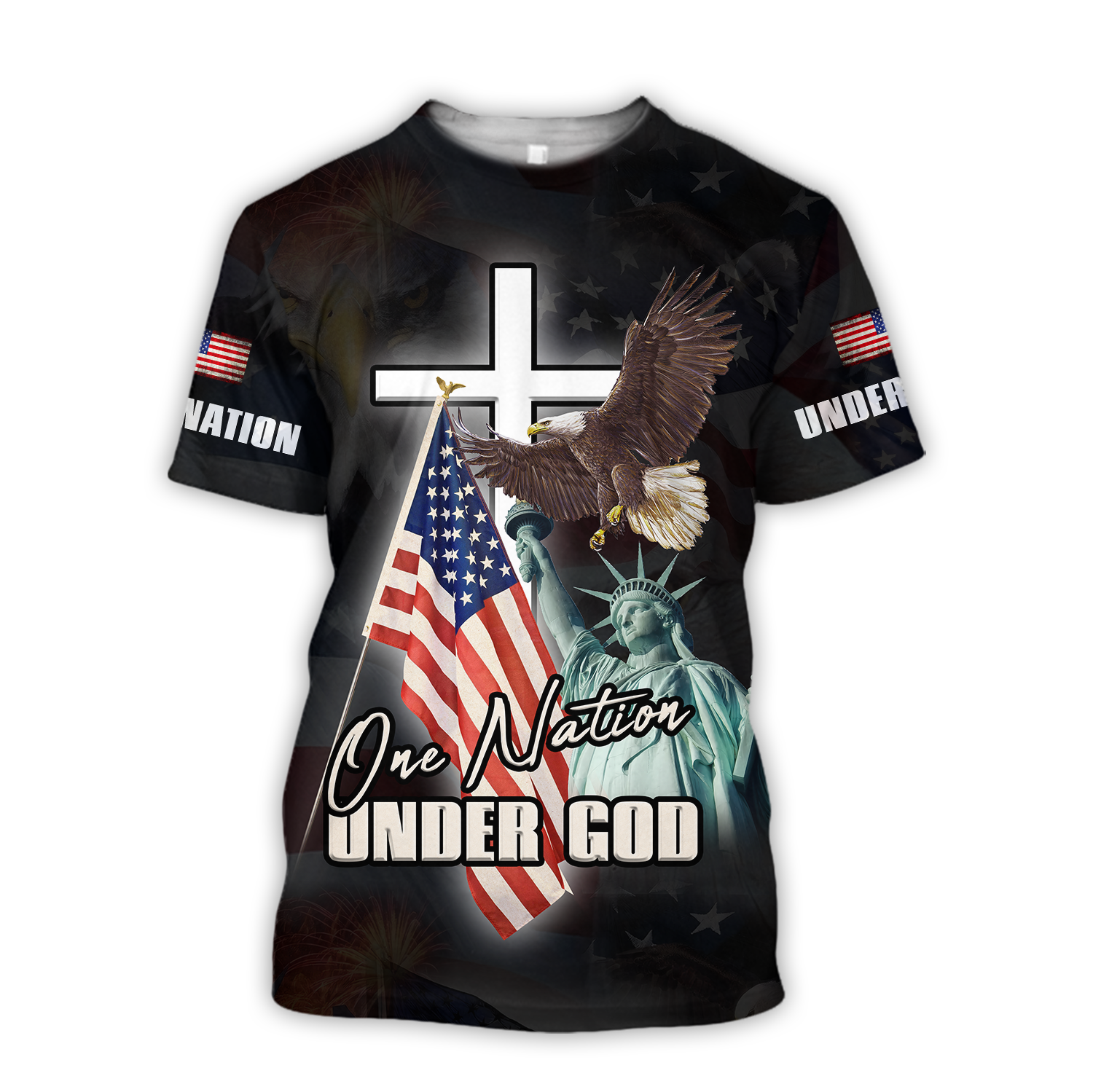 American 3D All Over Printed Unisex Shirts