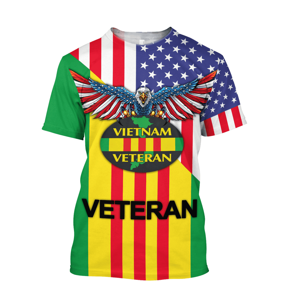 Veteran 3D All Over Printed Unisex Shirts