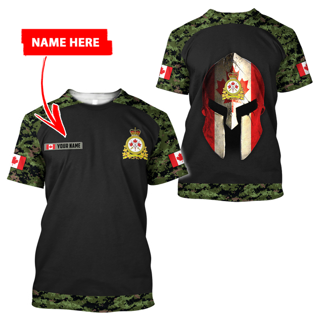 Personalized Name XT Canadian Army Pullover 3D All Over Printed Shirts PD15032104