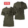 Personalized Name Mexico Combo T-shirt and Short 3D All Over Printed