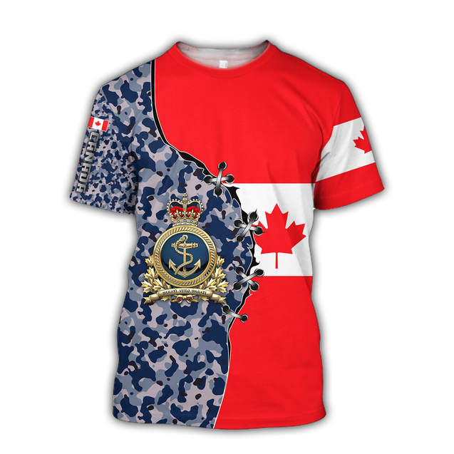 Canadian Navy Veteran 3D All Over Printed Shirts NTN10032103