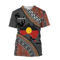 Custom name Aboriginal dots Zip pattern 3D design printed summer shirts