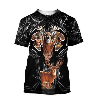 Premium Deer Hunting Camo 3D Hoodie Shirt For Men And Women