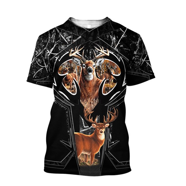 Premium Deer Hunting Camo 3D Hoodie Shirt For Men And Women