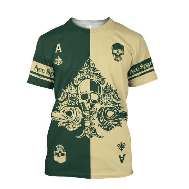 Ace Spade 3D All Over Printed Unisex Shirts