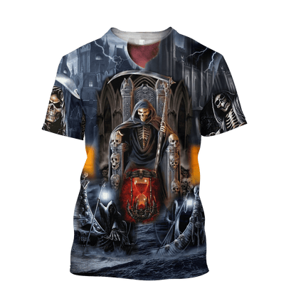 Premium Skull 3D All Over Printed Unisex Shirts